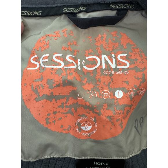 Sessions Hampton Winter Sport Pants Large Black RECCO Snowboard Ski Waterproof - Picture 14 of 16